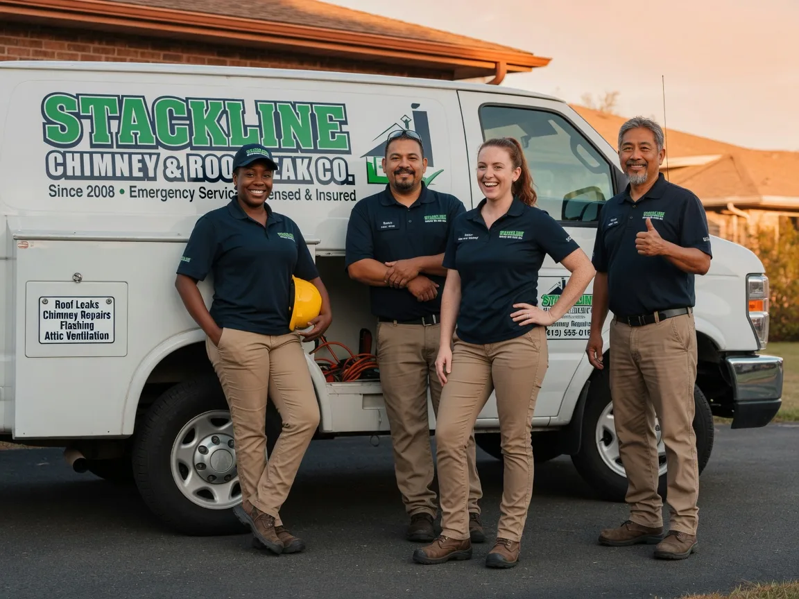 Chimney flashing repair company in Jones, MI